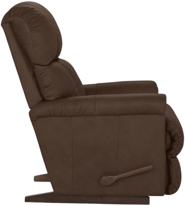 La-Z-Boy® Pinnacle Umber Leather Manual Swivel Gliding Recliner