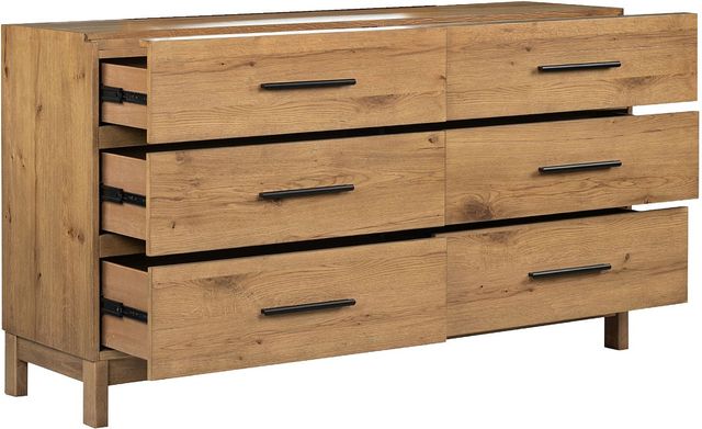 Magnussen Home® Davenport Rustic Caramel Double Drawer Dresser-1