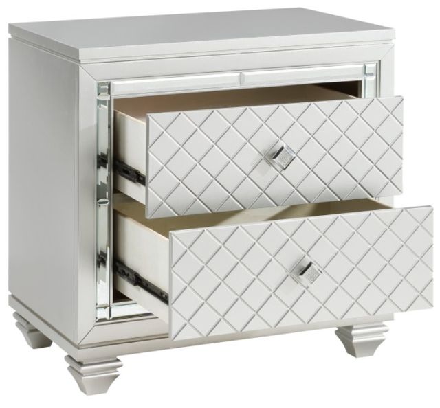 Mazin Furniture Leesa Silver Nighstand-2