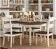 Jofran Inc. Madison County Brown/Vintage White Ladderback Dining Chair-1