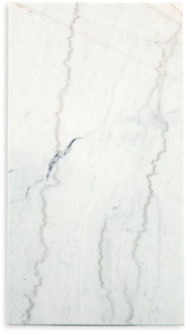 Signature Design by Ashley® Burkhaus White Coffee Table with Dark Brown Base-3