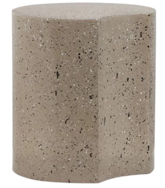 Meridian Furniture Dimple Taupe 20'' End Table-0