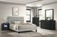 New Classic® Home Furnishings Asher 4-Piece Charcoal/Smoke Queen Panel Bedroom Set -1