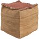 Surya Tonga Camel/Burnt Orange Ottoman-0