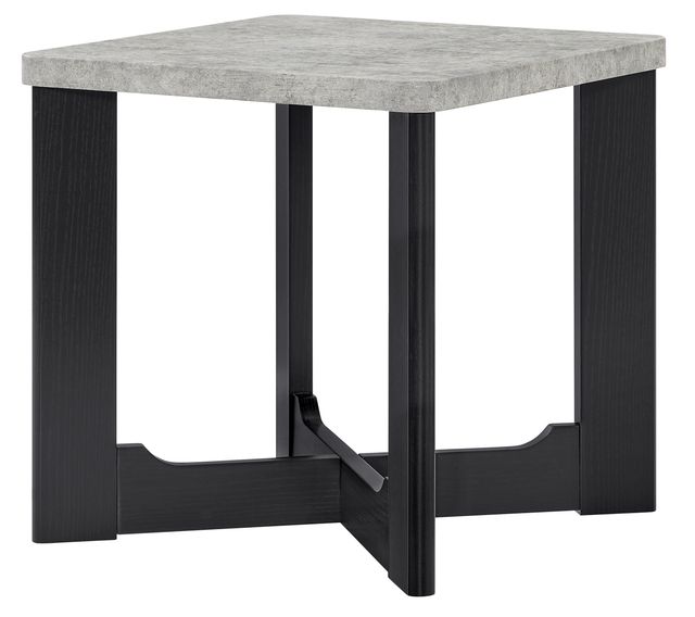 Crown Mark Royce 3-Piece Black/Gray Occasional Table Set-3
