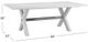 Bassett Mirror Nadine Bright White Oak Dining Table-2