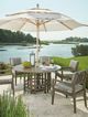 Tommy Bahama® Outdoor La Jolla Weathered Gray Round Dining Table-3
