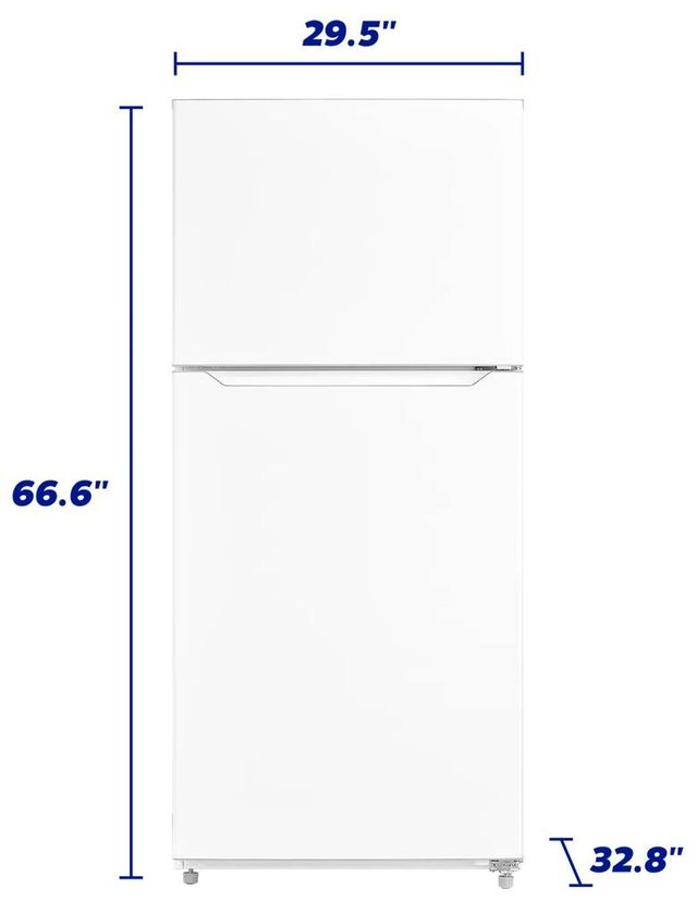 Element® 30 in. 20.5 Cu. Ft. White Top Freezer Refrigerator -3