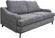 International Furniture Direct Alfa Iron Gray Loveseat-0