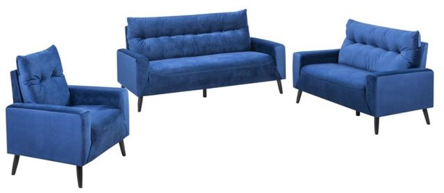 Mazin Furniture Veronica Blue Sofa-1