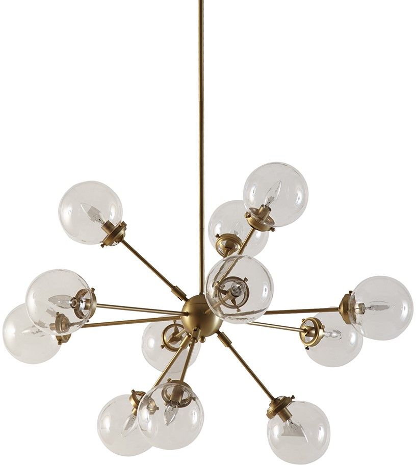 ※あいうぃる Olliix by INK+IVY Gold Paige Chandelier | Big Sandy