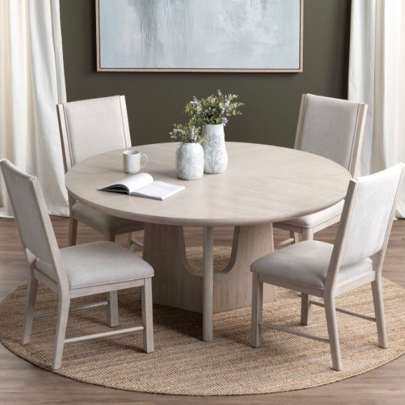 Crestview Collection Willow 2-Piece White Upholstered Side Chair Set-1