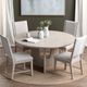 Crestview Collection Willow 2-Piece White Upholstered Side Chair Set-1
