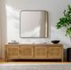 Surya Aranya Matte Black 36" Mirror-3