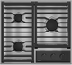 Wolf® 24" Stainless Steel Transitional Natural Gas Cooktop-0