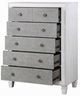 ACME Furniture Katia Rustic Gray/White Chest-4