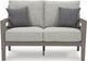 Signature Design by Ashley® Hillside Barn Gray/Brown Outdoor Loveseat with Cushion-1
