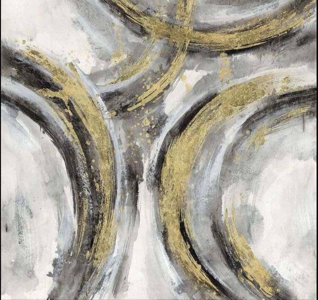 Classy Art Style 6 Hand Painted Textured Canvas Wall Art-1