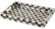 A & B Home Pearl Black/White Decorative Rectangular Tray-0