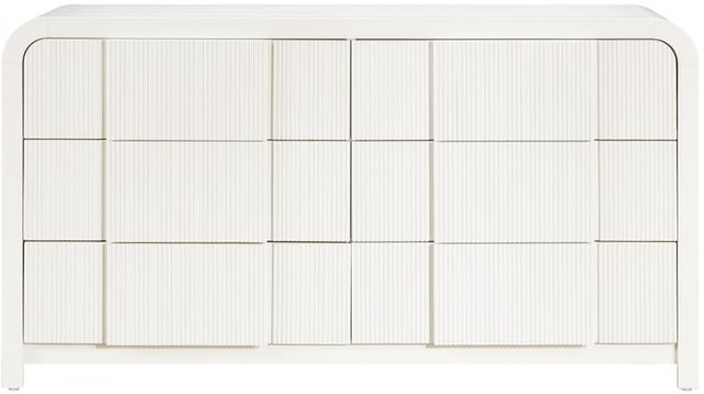 Meridian Furniture Fluted Cream Dresser-1