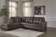 Benchcraft® Barlin Mills 2-Piece Umber Left-Arm Facing Sectional and Chaise-5