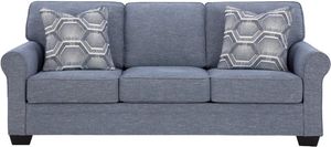 Benchcraft® Carissa Manor Denim Queen Sofa Sleeper