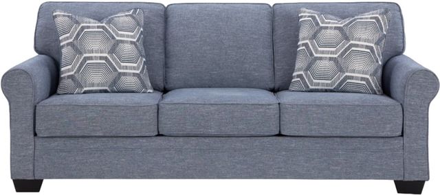 Benchcraft® Carissa Manor Denim Queen Sofa Sleeper-1