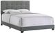 Intercon Addyson Gunmetal Queen Upholstered Panel Bed-0