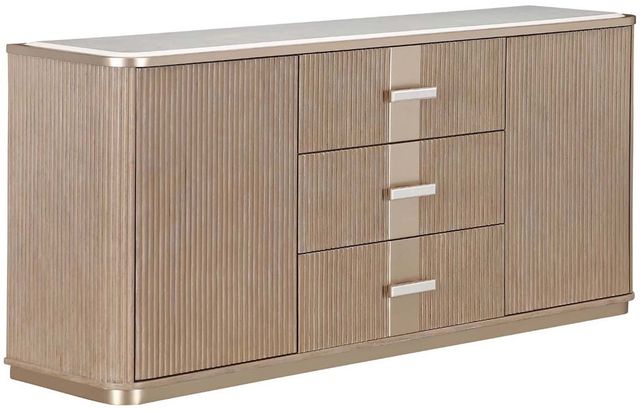 Michael Amini® West Kensington Sea Salt Caramel Sideboard-0