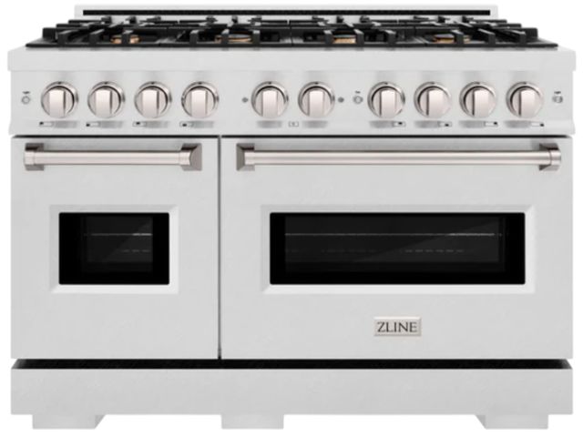 ZLINE Classic 48" Satin Stainless Steel Pro Style Gas Range-0