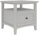 Modus Furniture Grace Elephant Gray End Table-0