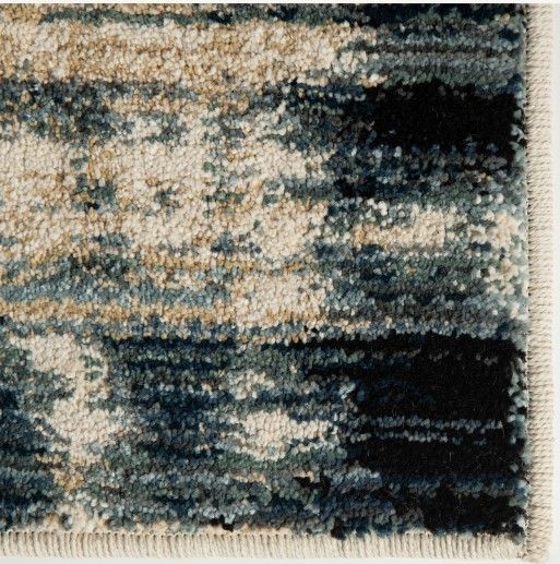 Orian Adagio Microboard Blue 5'x8' Area Rug-1