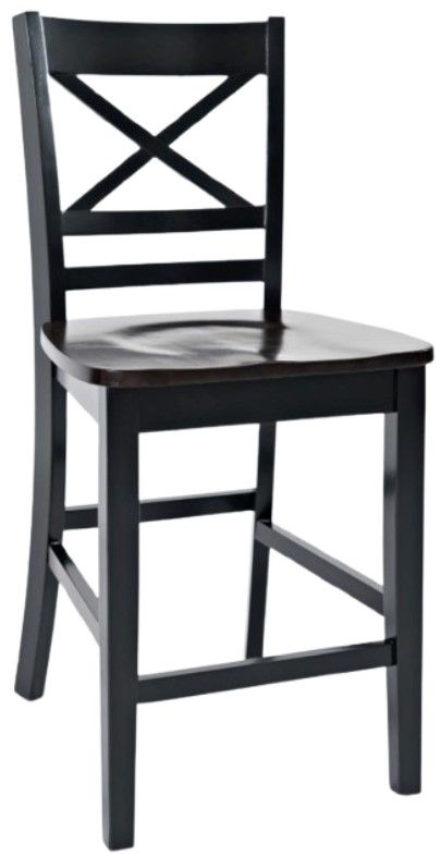 Jofran Inc. Asbury Park 3-Piece AP Black/Autumn Brown Dining Set-3
