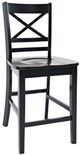 Jofran Inc. Asbury Park 3-Piece AP Black/Autumn Brown Dining Set-3