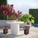 TOV Furniture Delta Concrete Indoor/Outdoor Round Side Table-1