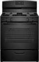 Amana® 30" Black Free Standing Gas Range-3