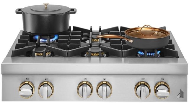 JennAir® RISE™ 36" Stainless Steel Natural Gas Rangetop-1