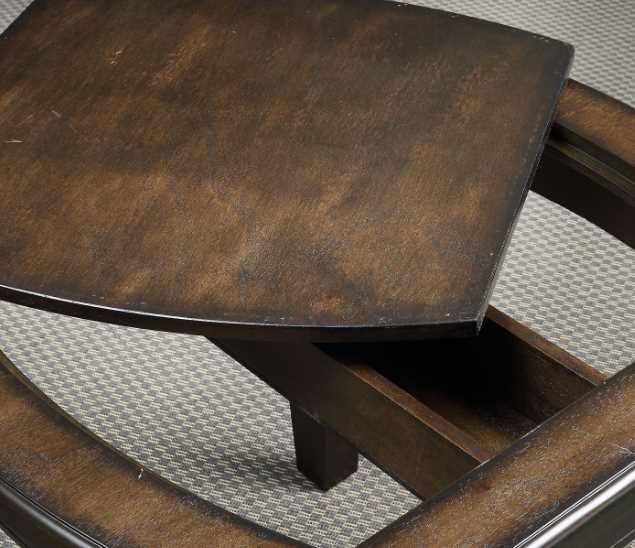 Steve Silver Co. Diletta Brown Walnut Game End Table-3