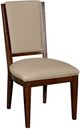 Kincaid Furniture Elise Spectrum Sunbrella Fabric & Appalachian Maple Side Chair-0