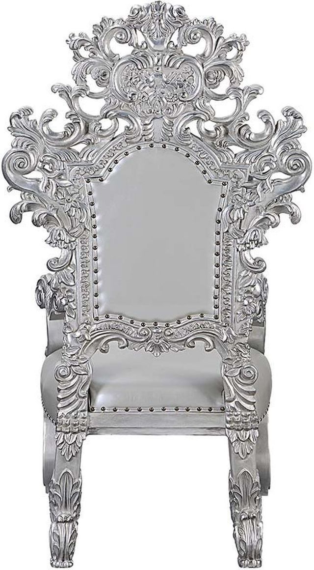 ACME Furniture Valkyrie 2-Piece Antique Platinum Arm Chair Set-3