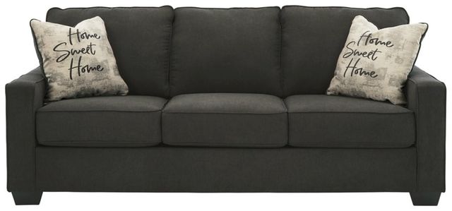 Signature Design by Ashley® Lucina Charcoal Sofa-1