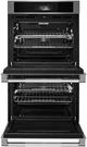 JennAir® RISE™ 30" Stainless Steel Double Electric Wall Oven with MultiMode® True Convection System-1