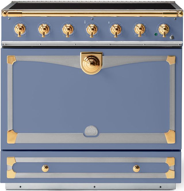 La Cornue CornuFé 90 Albertine 36" Provence Blue Induction Range-0