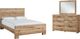 Signature Design by Ashley® Hyanna 3-Piece Tan Brown Queen Panel Bed Set-0