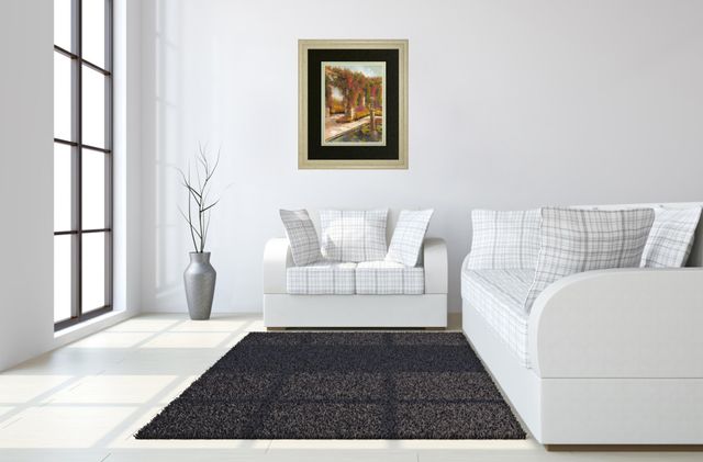 Classy Art Green 34 in. x 40 in. English Garden I By Patrick Framed Print Wall Art-3