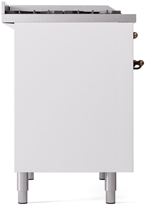 Ilve® Nostalgie II Series 40" White Pro Style Dual Fuel Range-3