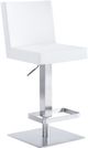 Armen Living Legacy White Swivel Bar Stool-3