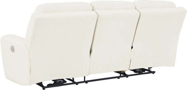 Signature Design by Ashley® Warlin White Power Reclining Sofa-3