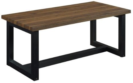 Mazin Furniture Tegan 3-Piece Black/Walnut Occasional Table Set-1