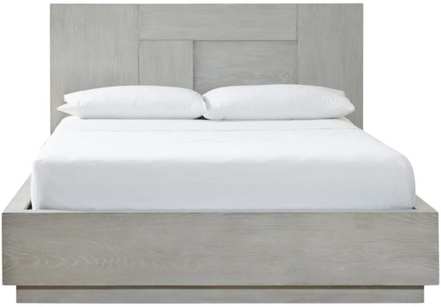 Modus Furniture Destination Cotton Gray Queen Panel Bed-2